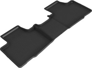 Toyota Highlander Floor Mat - Rear - 3D MAXpider - KAGU - Black - `20-`23 Toyota Highlander Floor Mat - Rear - 3D MAXpider - KAGU - Black - `20-`23